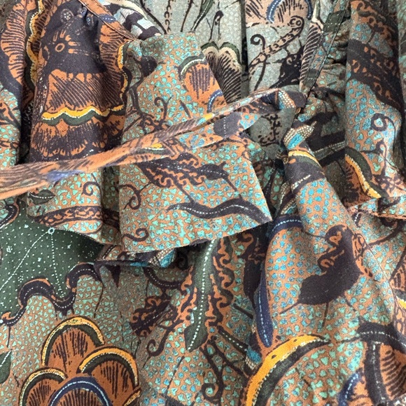 Ulla Johnson Multicolor Floral Long Sleeve Dress - Picture 8 of 14